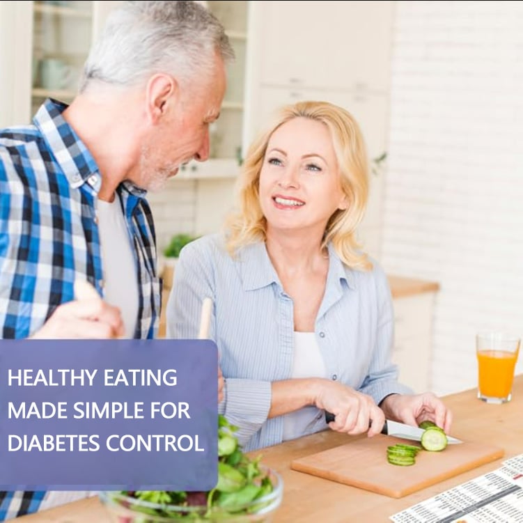 🎁Last Day 60% OFF🔥3 Counts Diabetic Food Chart Brochure & Meal Planner - Low GI Foods, Calories, Glycemic Index, and Vitamin Chart